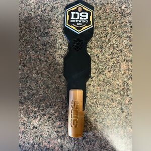 D9 Brewing Co beer tap handle